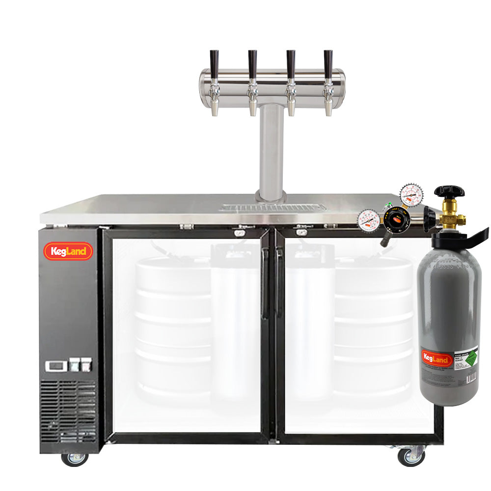 Two Door Grand Deluxe 3 Kegerator Builder