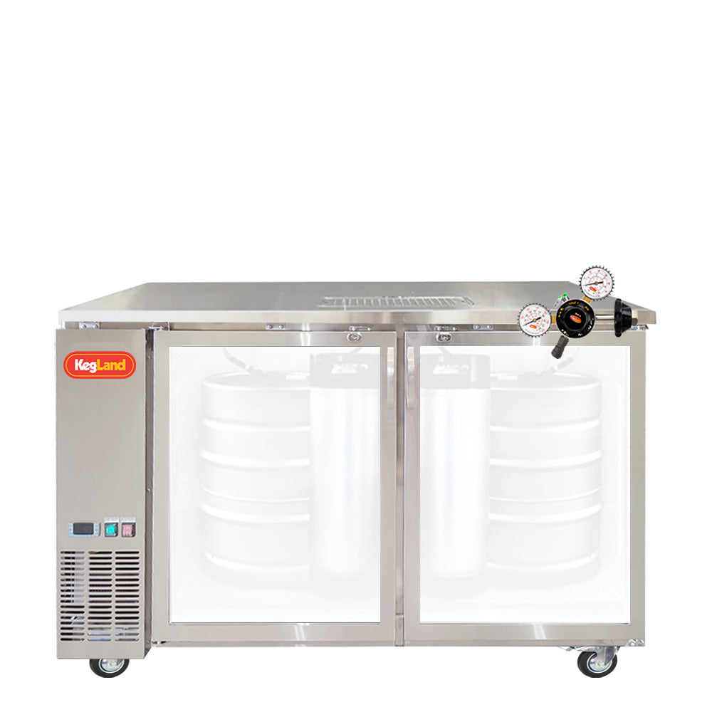 Two Door Grand Deluxe 3 Kegerator Builder