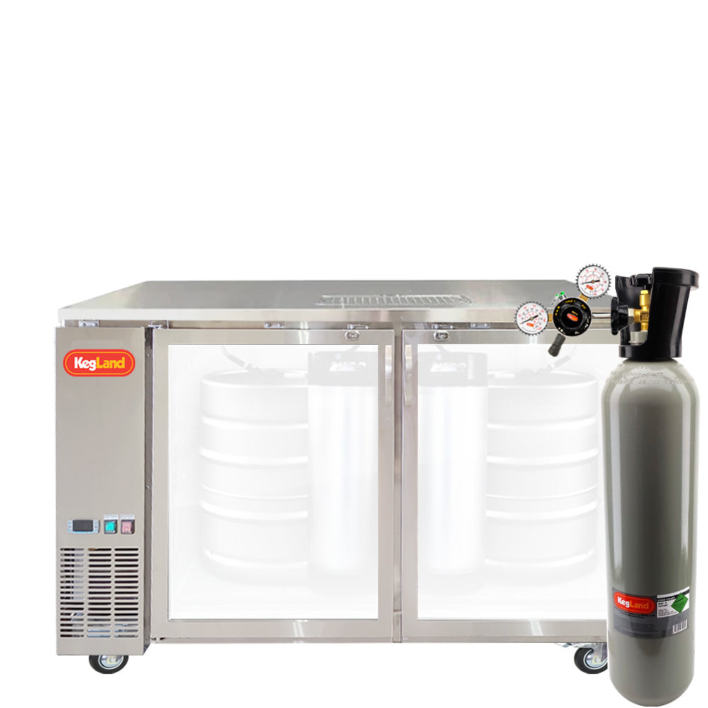 Two Door Grand Deluxe 3 Kegerator Builder