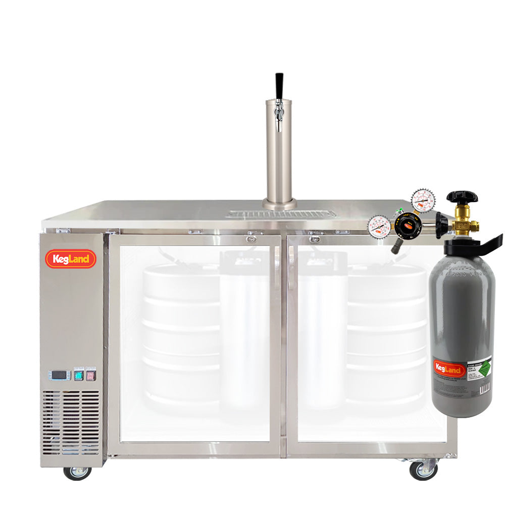 Two Door Grand Deluxe 3 Kegerator Builder