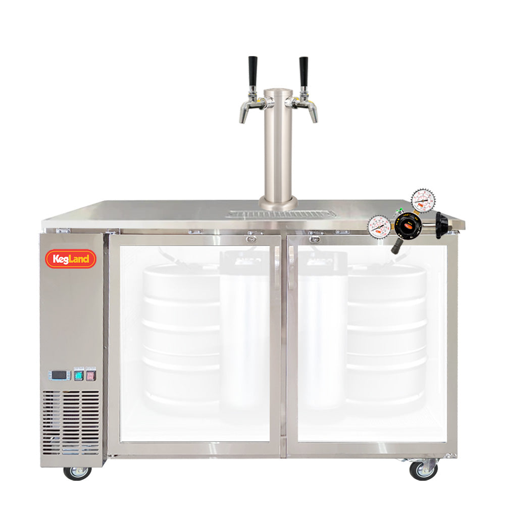 Two Door Grand Deluxe 3 Kegerator Builder