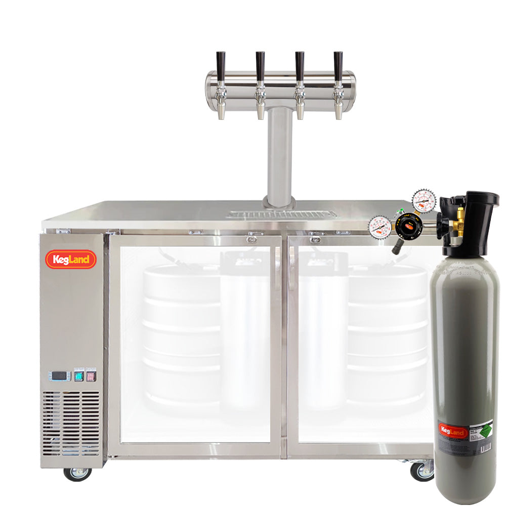 Two Door Grand Deluxe 3 Kegerator Builder