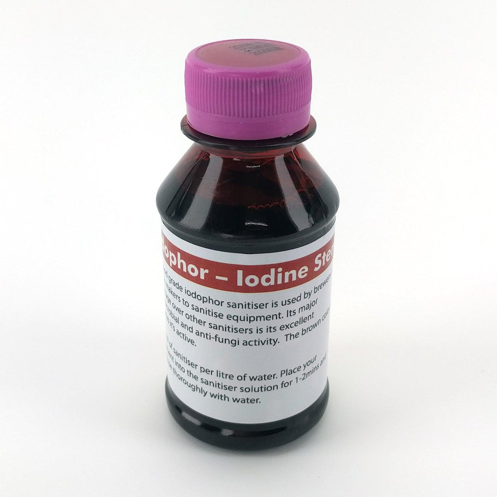 100ML Iodophor - Iodine Sanitising, Non-Rinse, Mash Conversion Check - KegLand