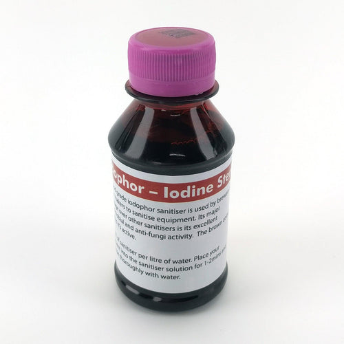 100ML Iodophor - Iodine Sanitising, Non-Rinse, Mash Conversion Check - KegLand