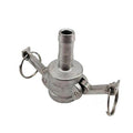 1/2 Inch Type C Camlock - Female Cam x 13mm Barb - KegLand