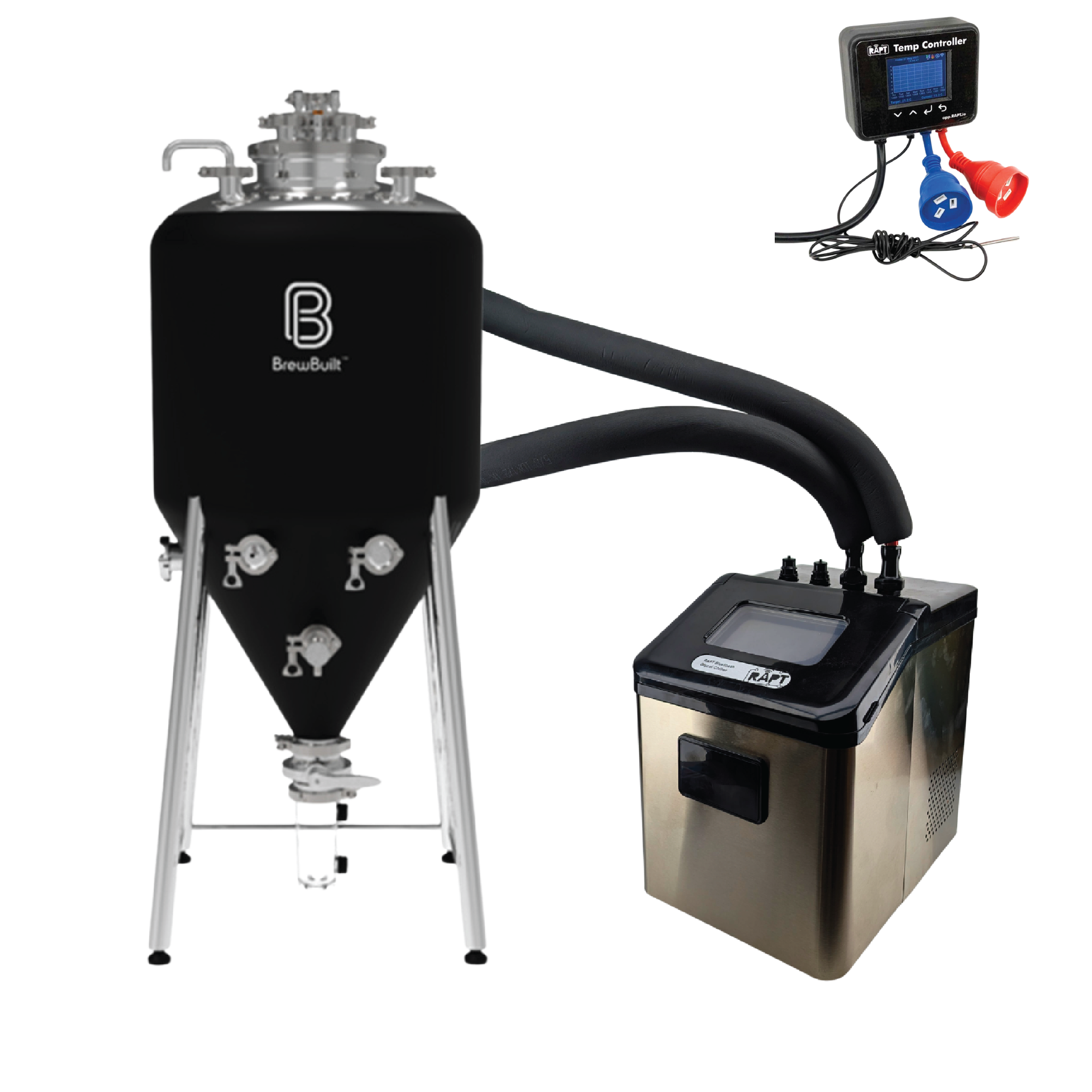 RAPT Glycol Chiller & BrewBuilt X3 Uni Conical Fermenter Combo