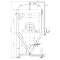 1500L Conical Fermenter (pressurisable, jacketed) - KegLand