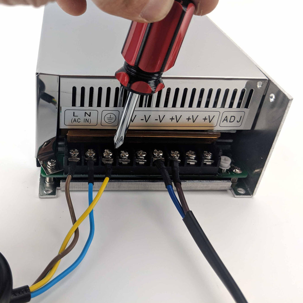 24V DC (20amp) Power Supply (240V AC 50/60Hz) with 240V and Anderson Plug Power Cords - KegLand