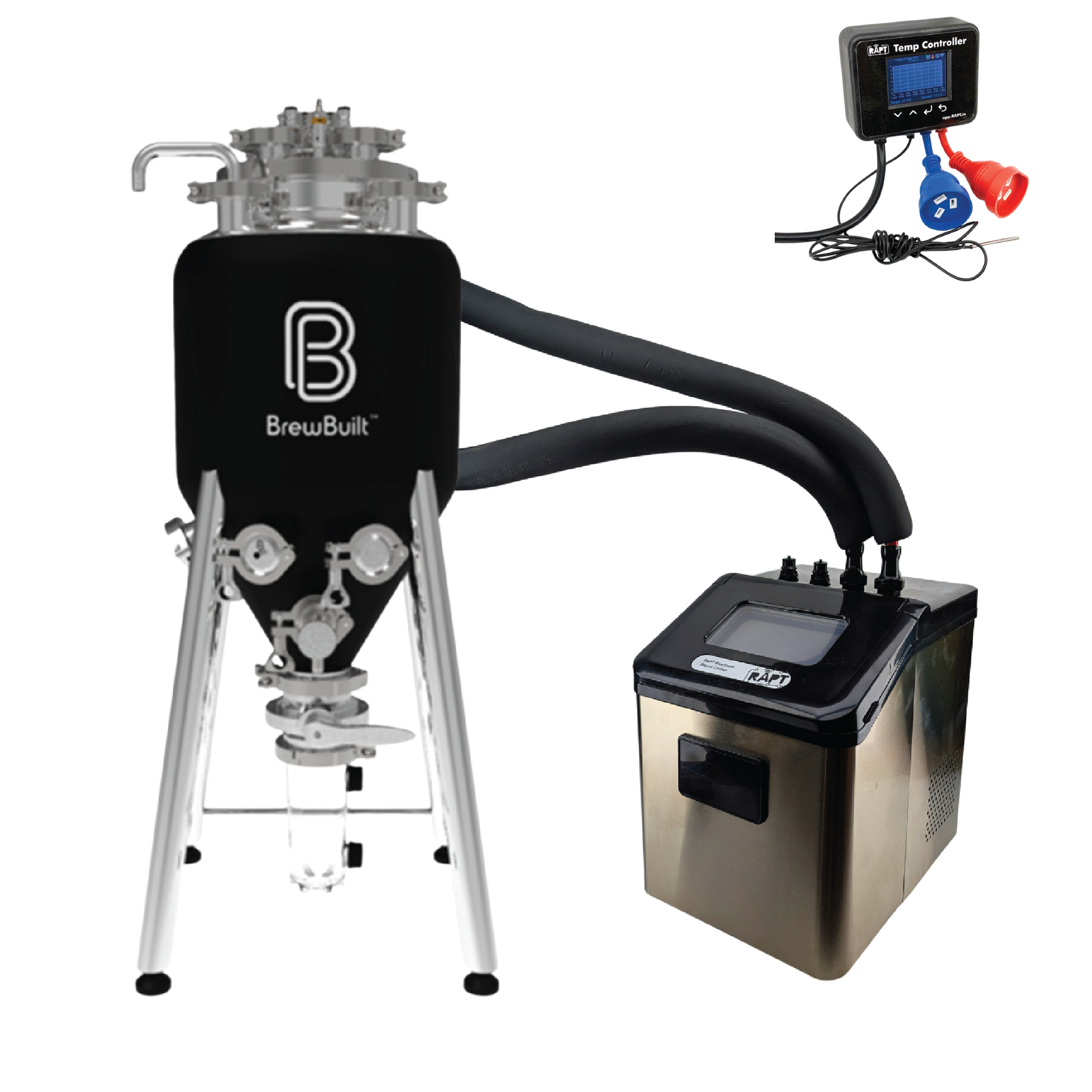 RAPT Glycol Chiller & BrewBuilt X3 Uni Conical Fermenter Combo