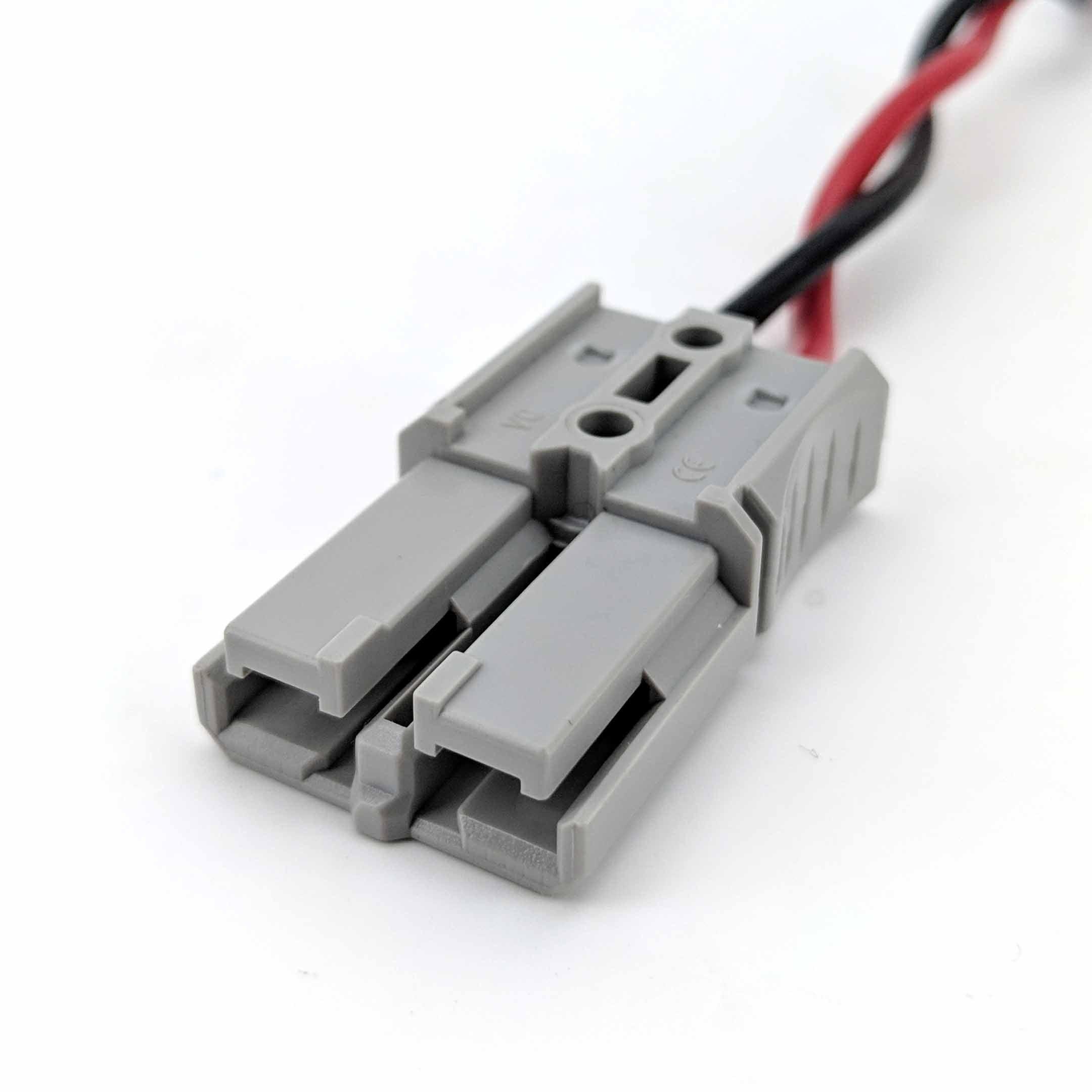2m Power Lead for Cannular Canning Machine or MaltZilla (40amp Anderson Plug x Alligator Clips - KegLand