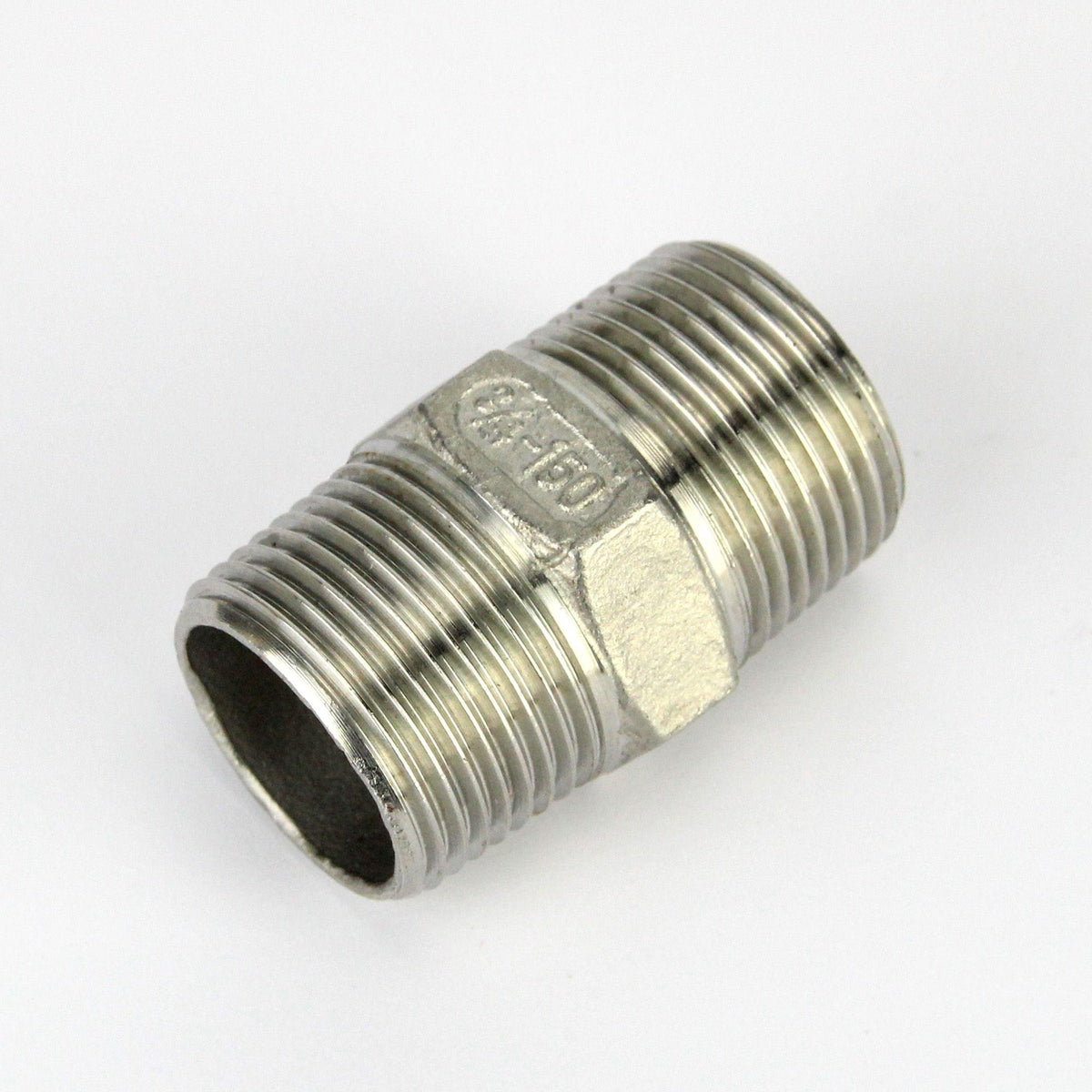 3/4 Inch BSP Stainless Steel Hex Nipple - Pipe Fitting – KegLand