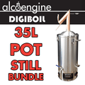 35L Alcoengine Copper Pot Still Bundle - KegLand