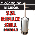 35L Alcoengine Copper Reflux Still Bundle - KegLand