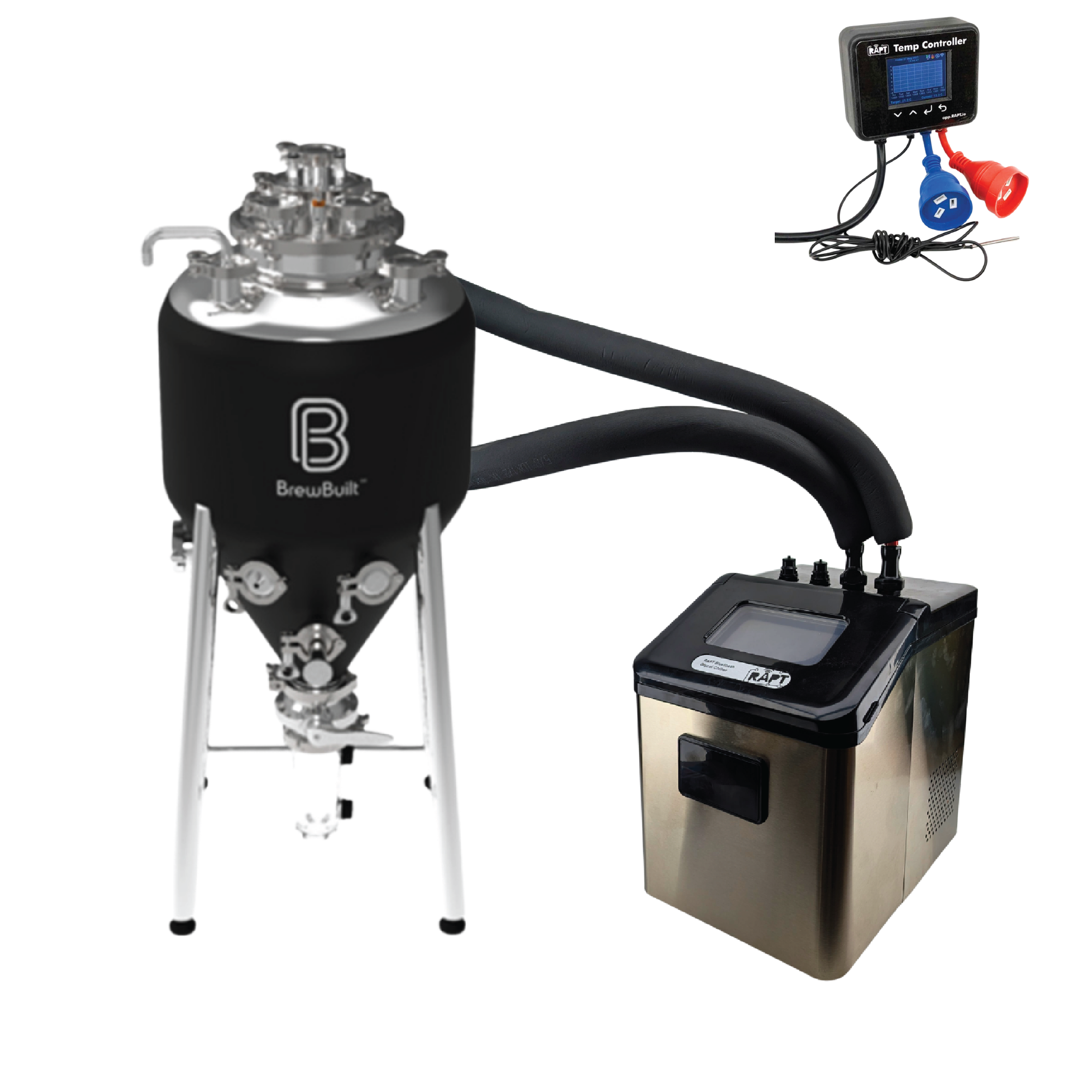 RAPT Glycol Chiller & BrewBuilt X3 Uni Conical Fermenter Combo