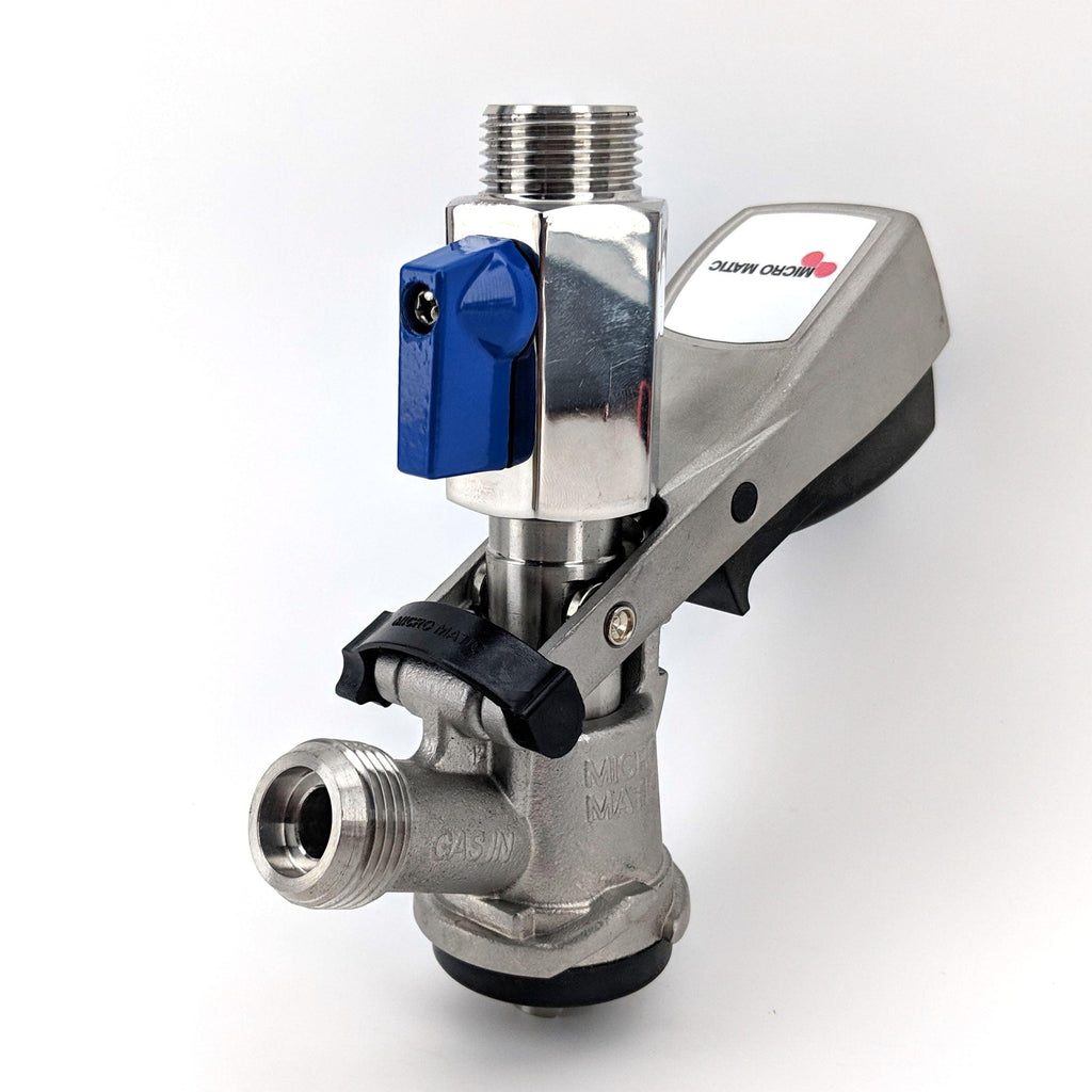 5/8 Stainless Ball Valve (Female x Male) for Keg Couplers - KegLand