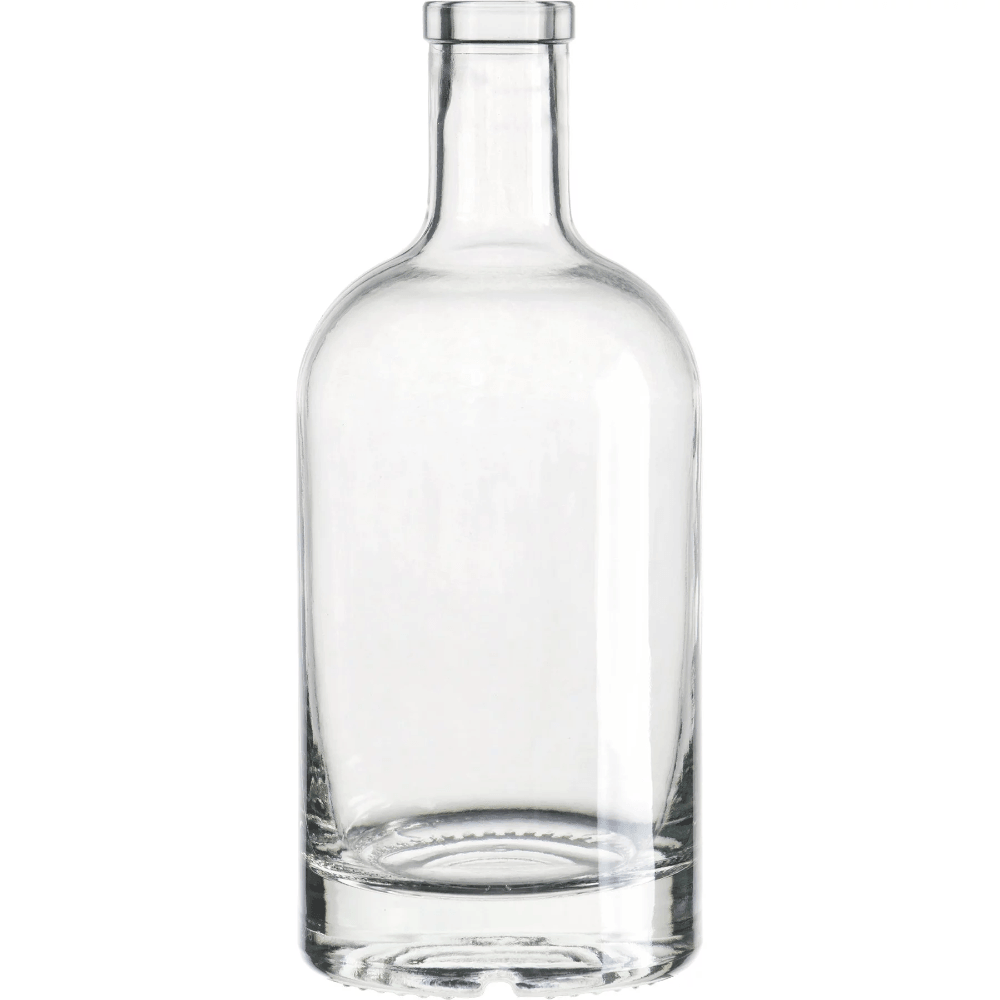 Botanics Range, Medium Clear Glass Wine Bottle