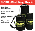 8L-10L Glow in the Dark Mini Keg Neoprene Keg Parka/Jacket - KegLand