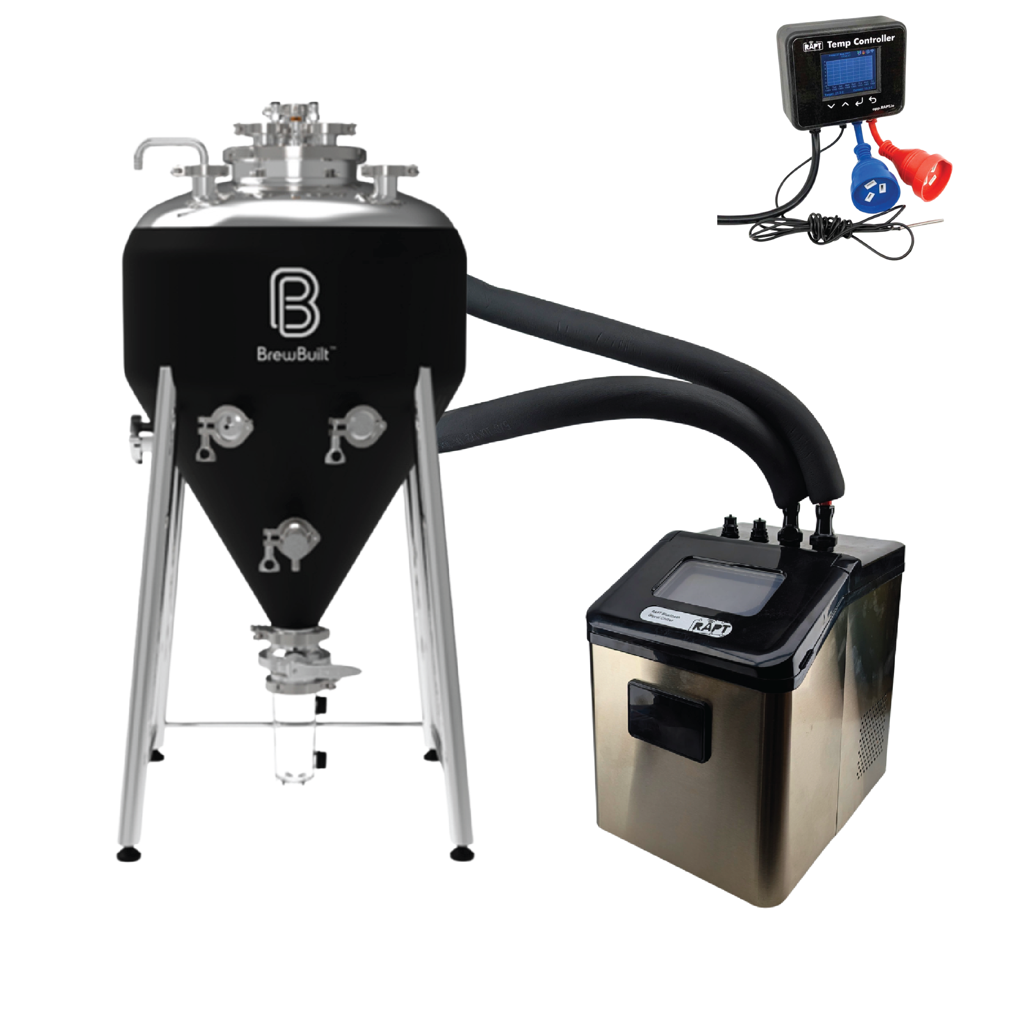 RAPT Glycol Chiller & BrewBuilt X3 Uni Conical Fermenter Combo