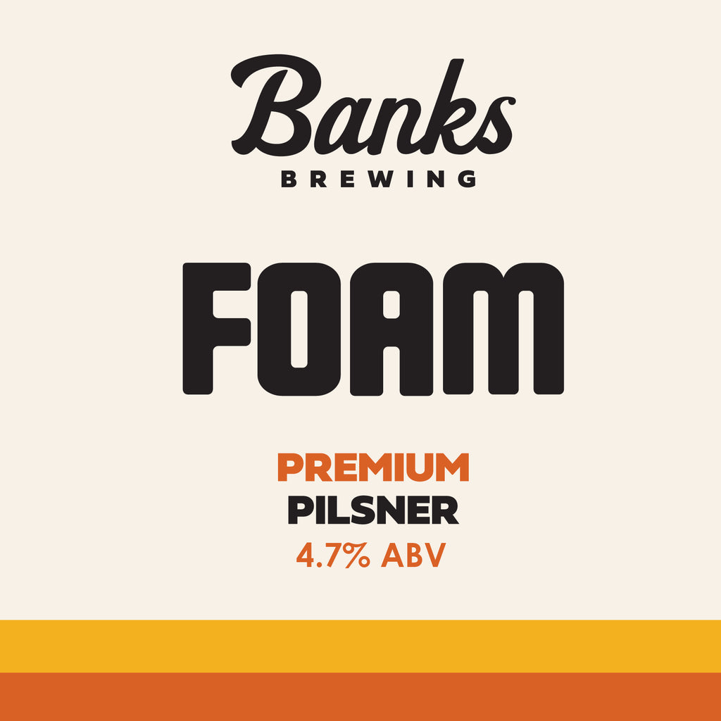 Banks Brewing - Foam - German Pilsner - 20L A-type Keg