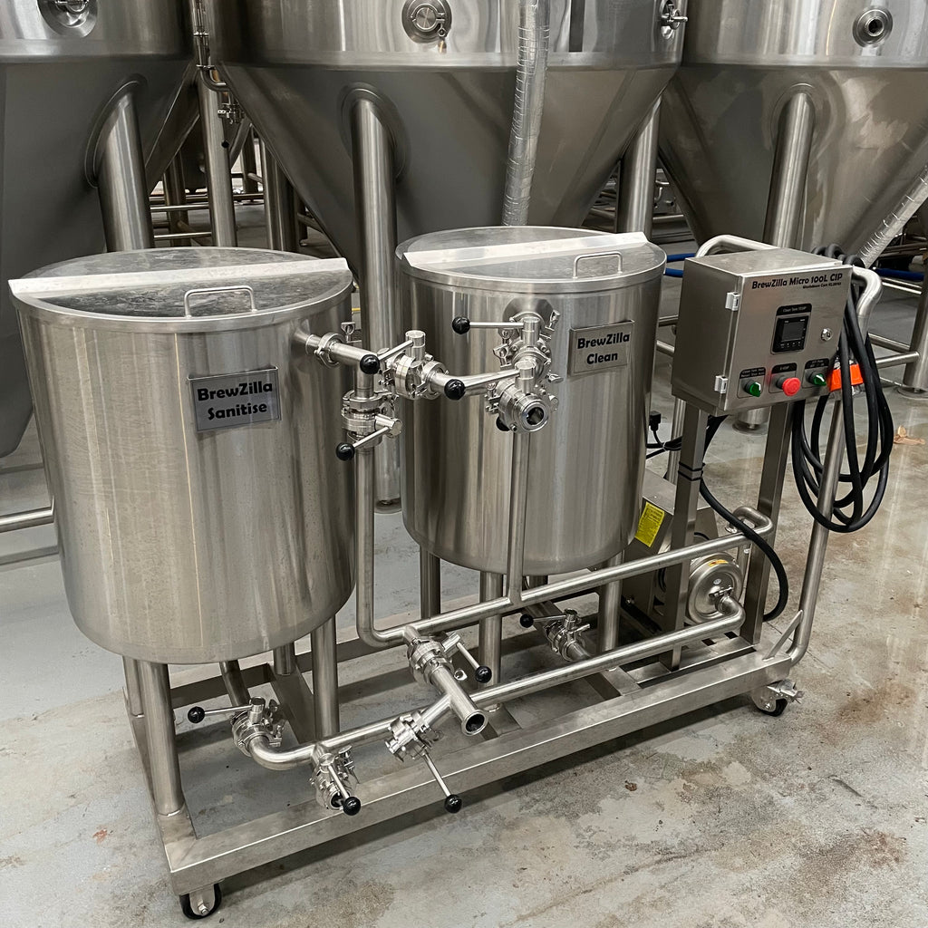 BrewZilla Micro - 100L Clean in Place (CIP) Cart full view