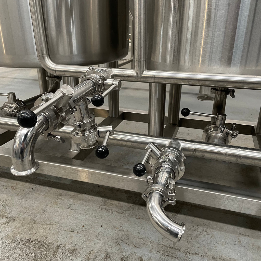 BrewZilla Micro - 200L Clean in Place (CIP) Cart lower connections