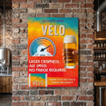 CellarScience VELO Poster on Wall