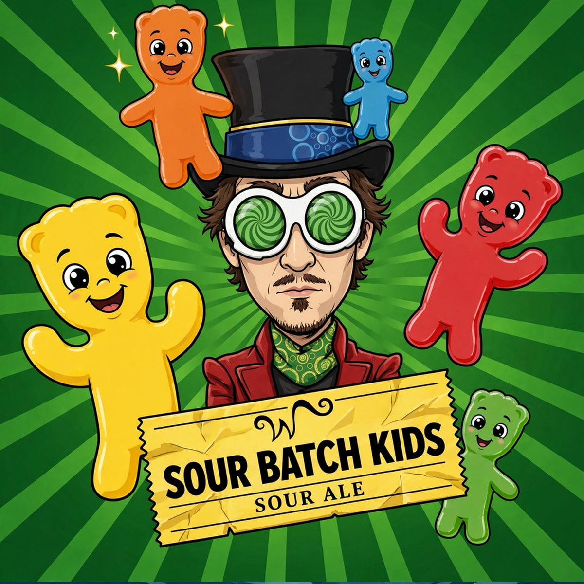 WIlly Wonka Inspired Sour Batch Kids Sour Ale Fresh Wort Kit by Fresh3