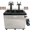 Go back to back black with the a Home Brew Kegerator Kit from KegLand. Comes with everything you need to get setup with your home brew kegs.