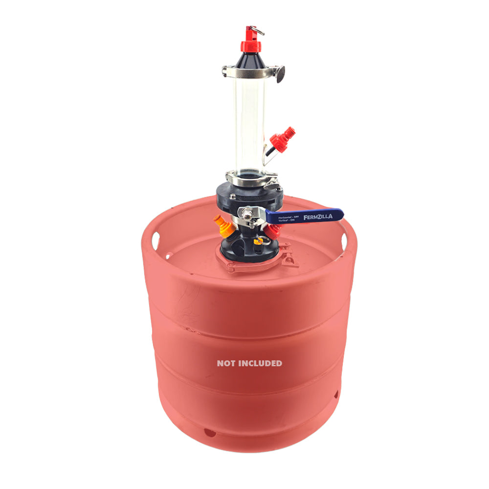 New KegLand 4 Inch TC Pressure Lid with 2 Inch Port. Plus! all the hop bong goodies thought out so you don't have to.