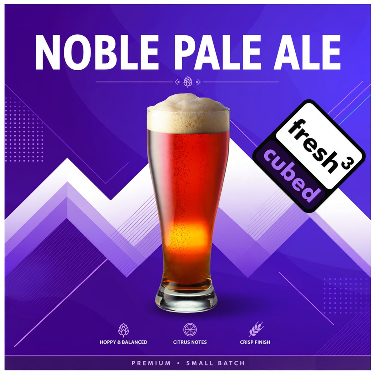 Designed for Pale Ale Lovers, showcasing smooth Cashmere Hops with a smack bang of Falconers Flight thrown in the mix with clean fermenting CellarScience Cali yeast.