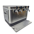 The most popular NukaTap SS fitted to the 4 Tap Jockey Box Kit.