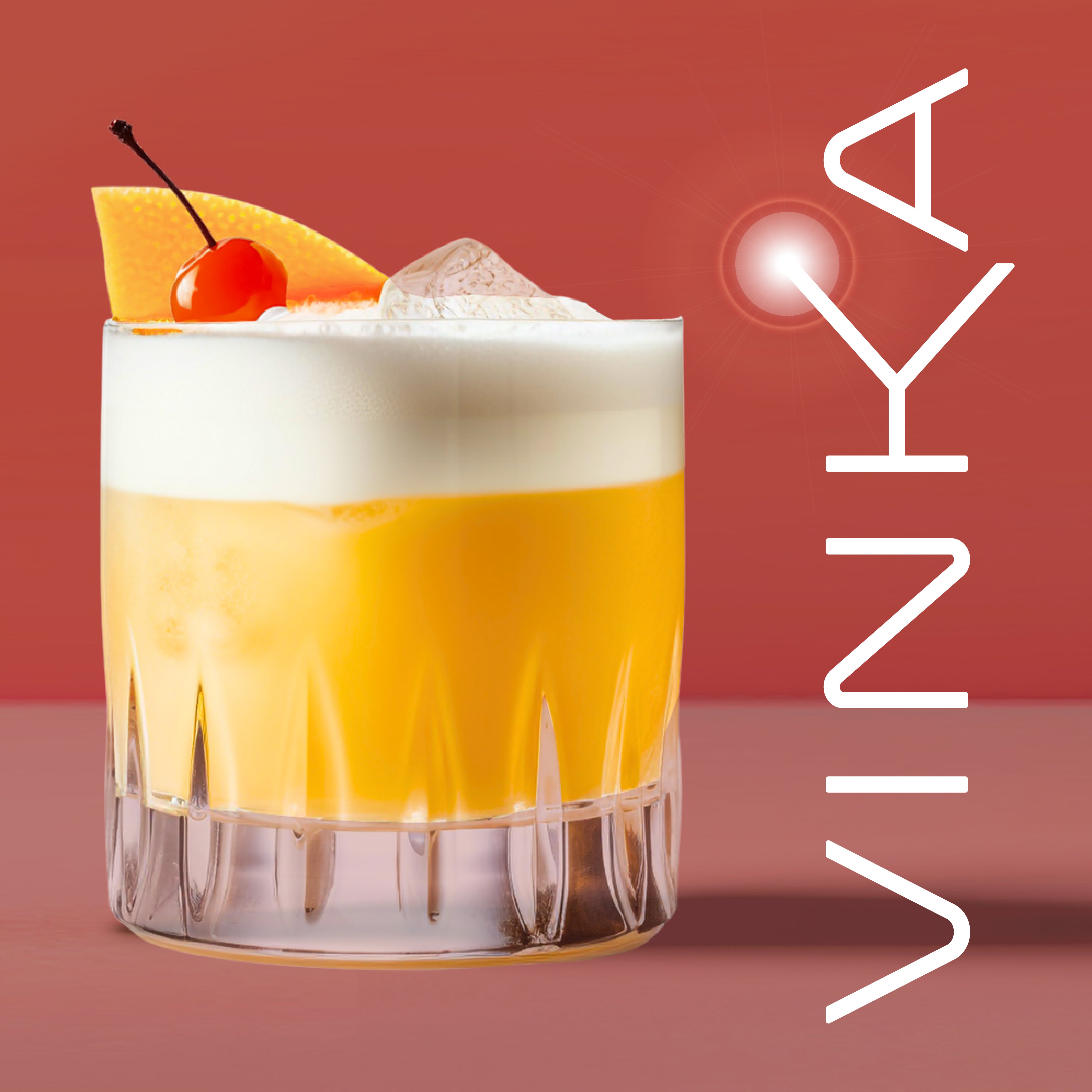 VINKA Whiskey Sour in Glass