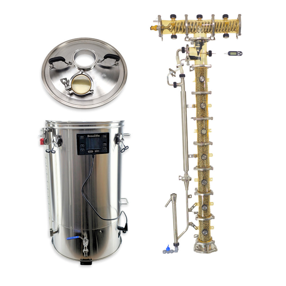 3' PolyPhoenix N-7 Azeo Vodka Reflux Still