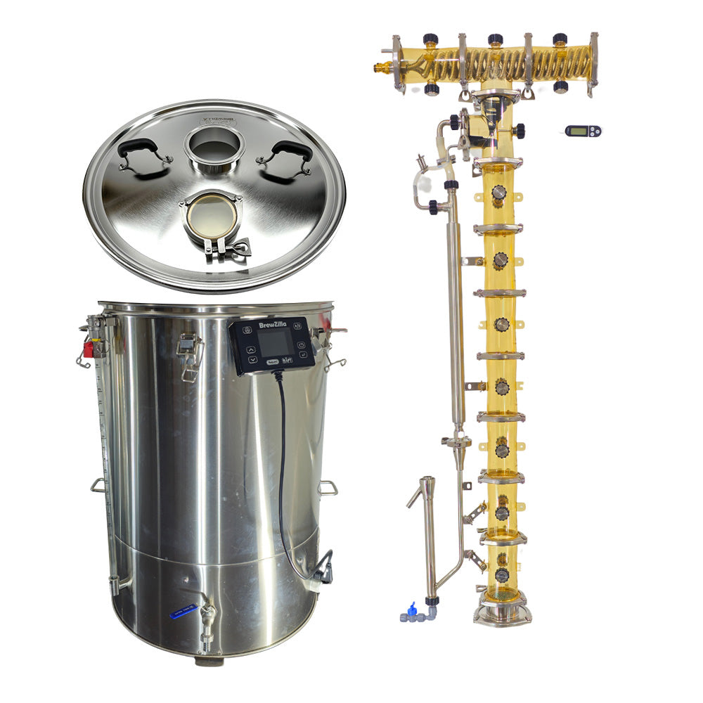 3' PolyPhoenix N-7 Azeo Vodka Reflux Still