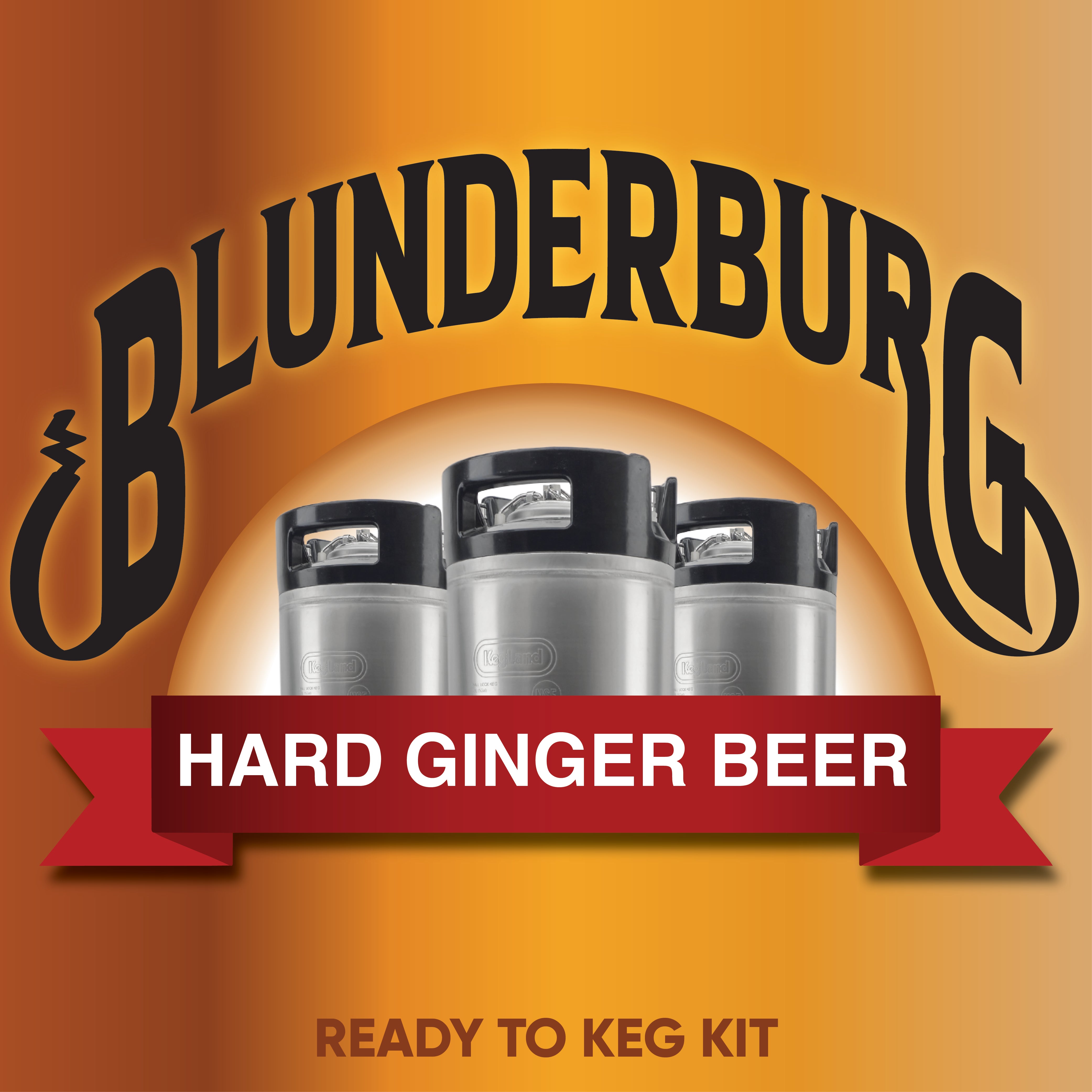 Hard Blunderburg Ginger Beer - Ready to Keg Kit