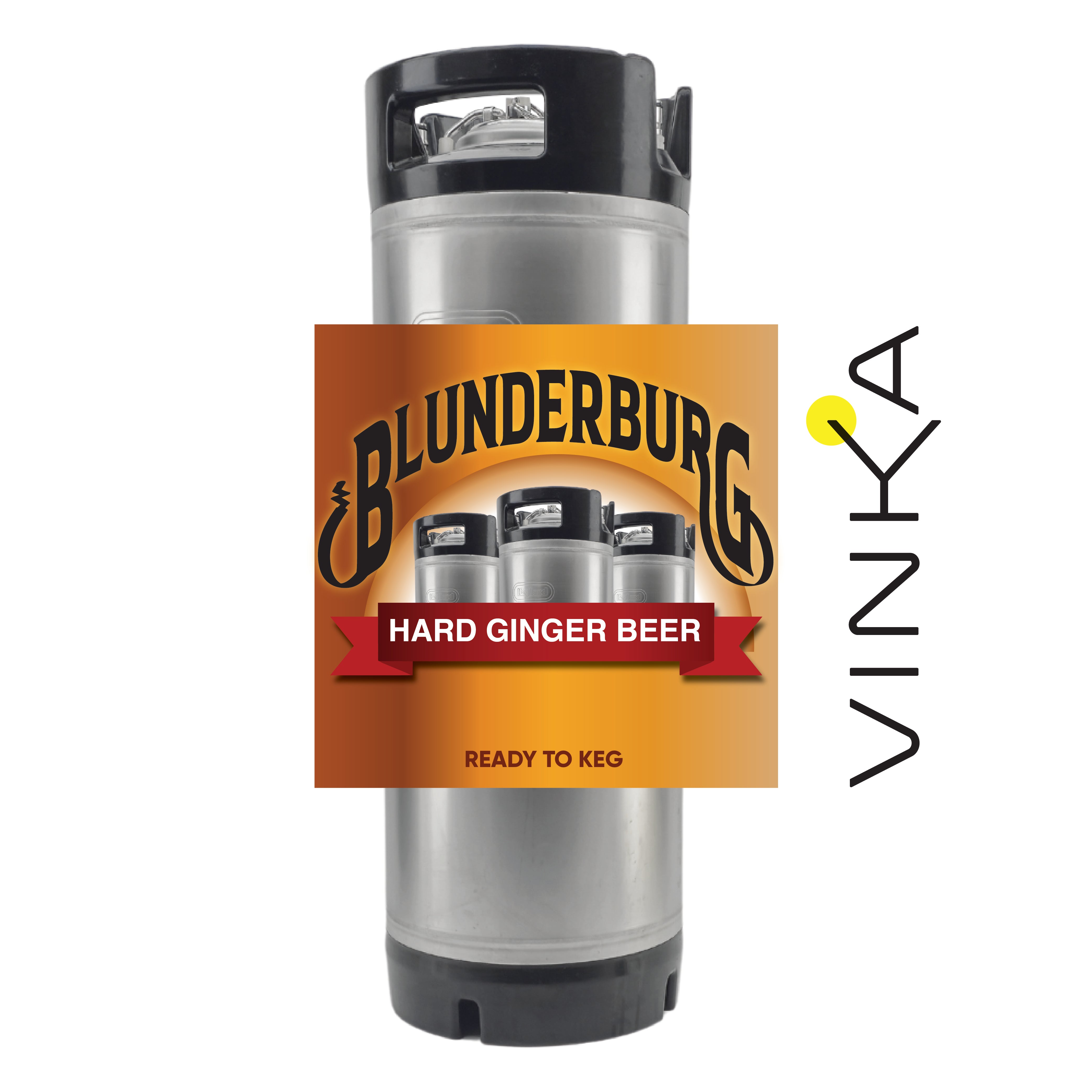 Hard Blunderburg Ginger Beer - Ready to Keg Kit