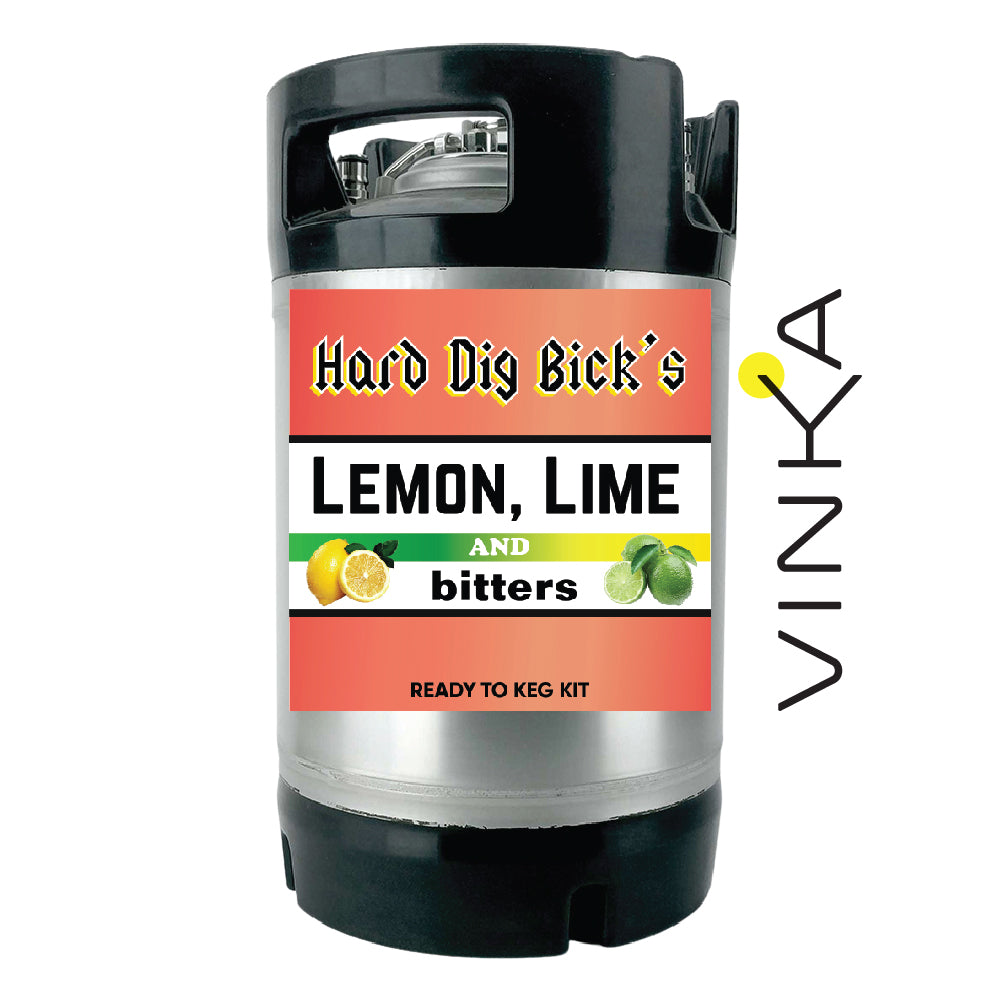 The party size keg! 9.5L of the Australian classic Lemon Lime and Bitters. Made with Australian Convict Bitters.