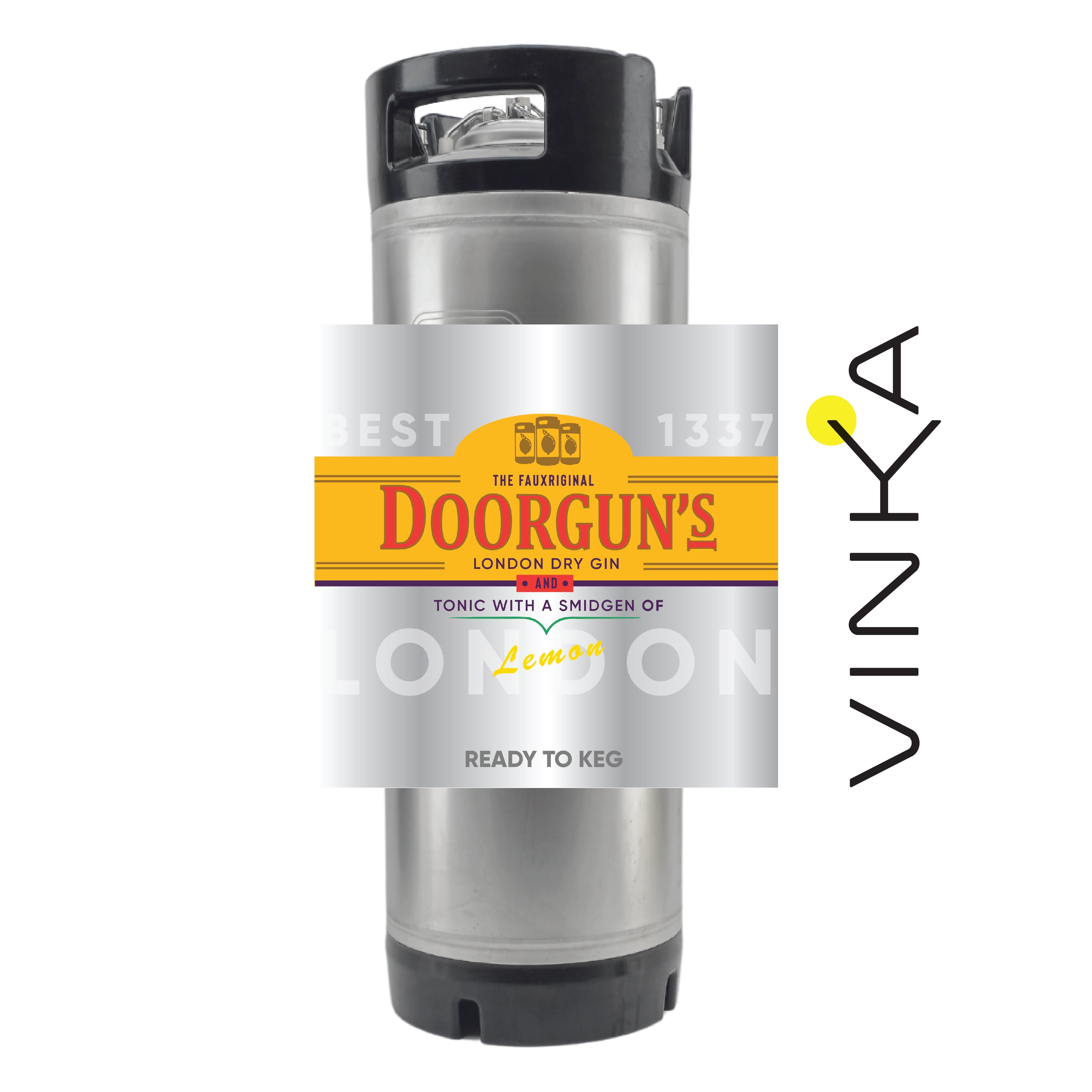 Mix up your own keg of Gordon's Style Gin and Tonic with the KegLand London Dry Gin and Tonic Ready to Keg Kit with lashes of piney juniper, zesty citrus and balanced botanicals.