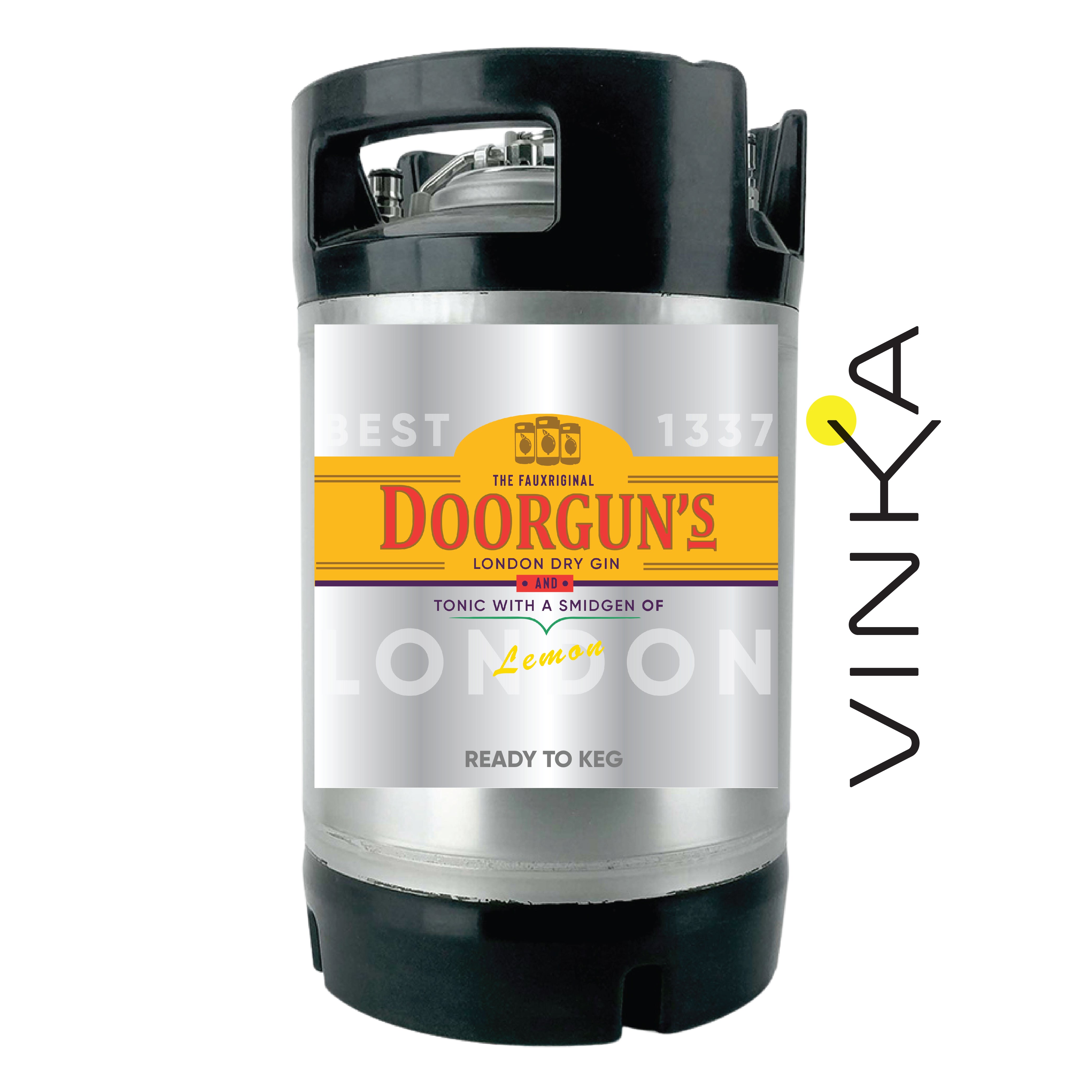 Mix up your own keg of Gordon's Style Gin and Tonic with the KegLand London Dry Gin and Tonic Ready to Keg Kit with lashes of piney juniper, zesty citrus and balanced botanicals.
