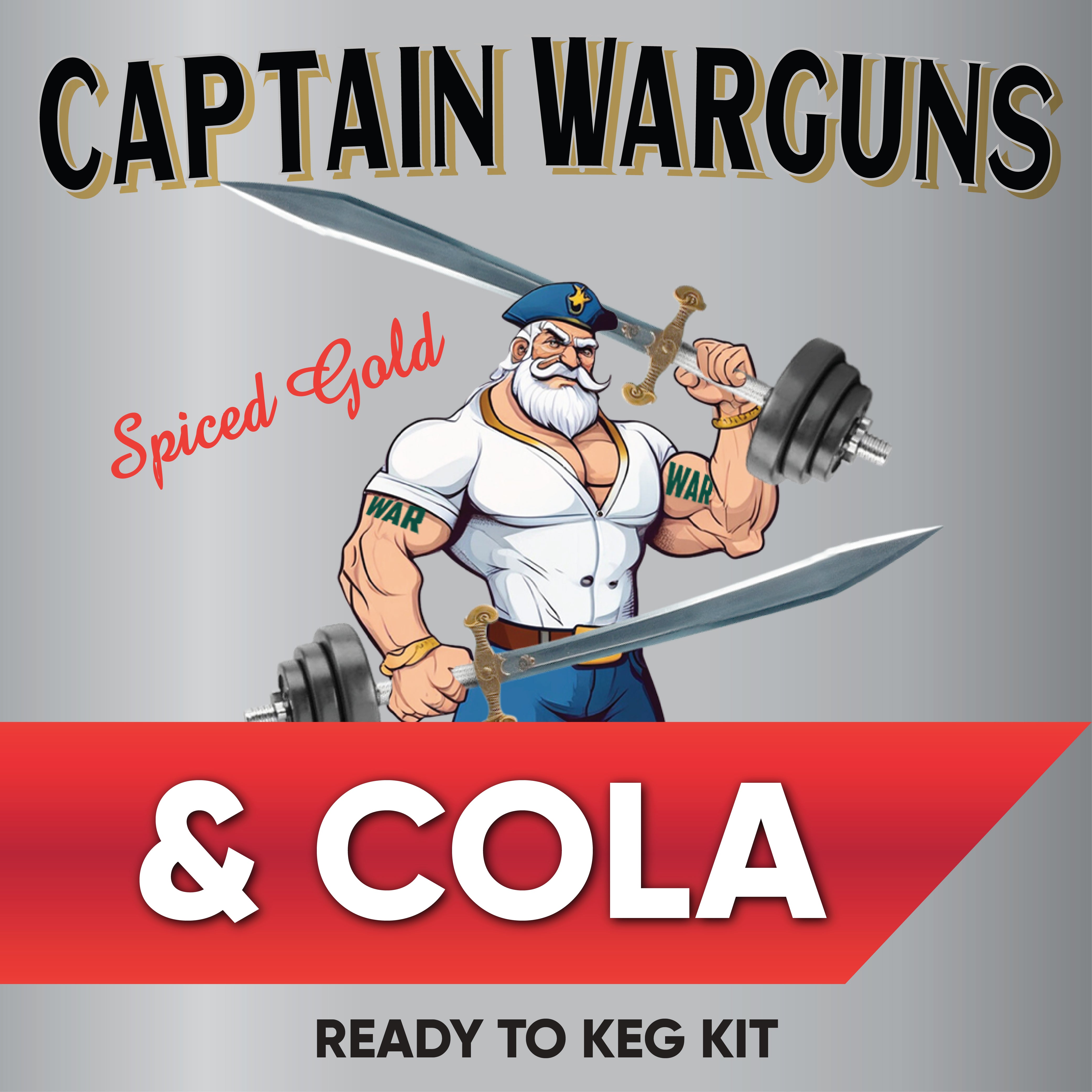 This Ready To Keg Kit has been inspired by Captain Morgains & Coke RTD Cans. Using Impressence Spiced Rum, Cola Flavour Shots and our favourite alcohol base VINKA.