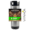 Hawksburn Malt Whiskey & Dry ready-to-keg kit with Vinka branding on a white background