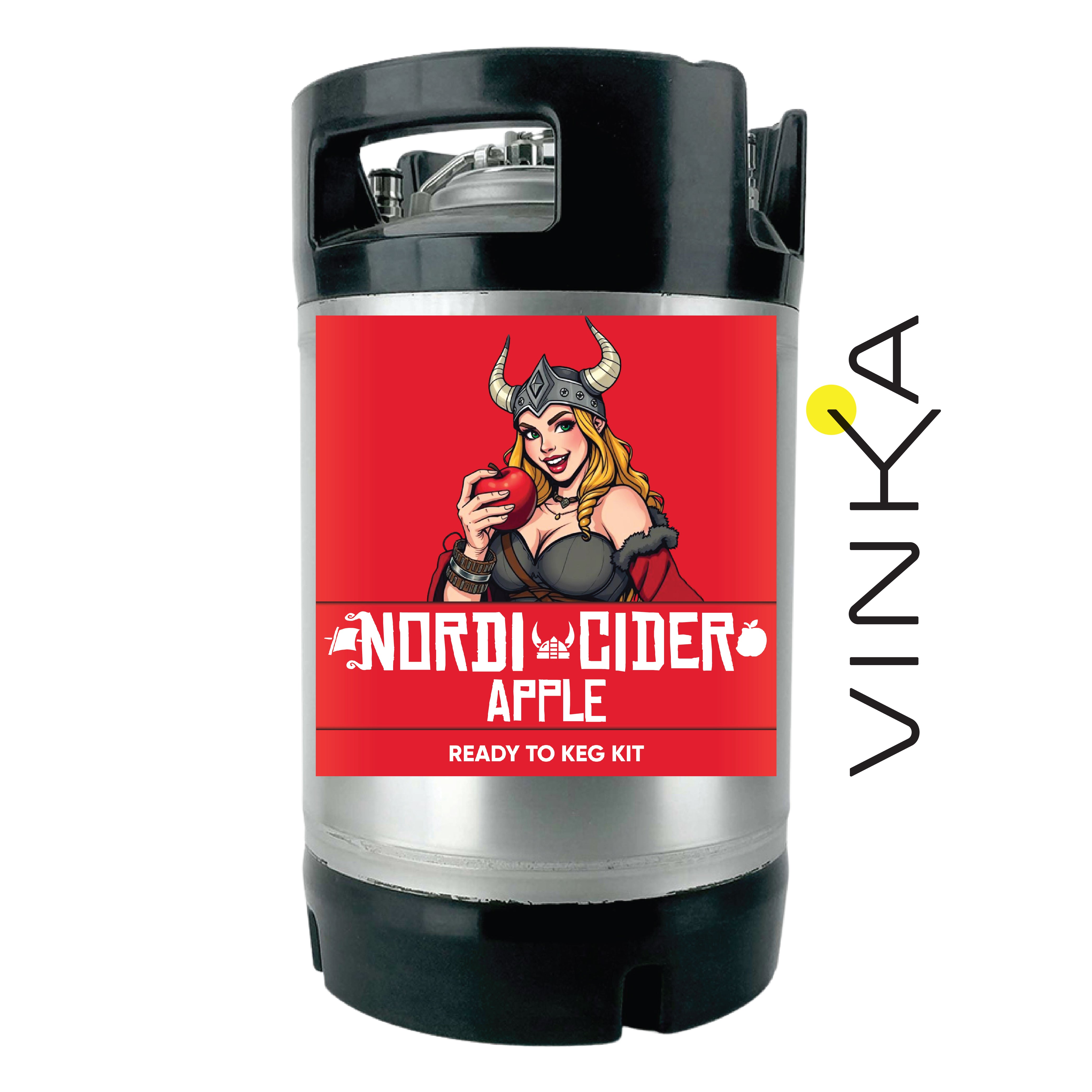 Keg 9.5L of great tasting blend of red and green apple cider without the hassle of crushing them yourself.