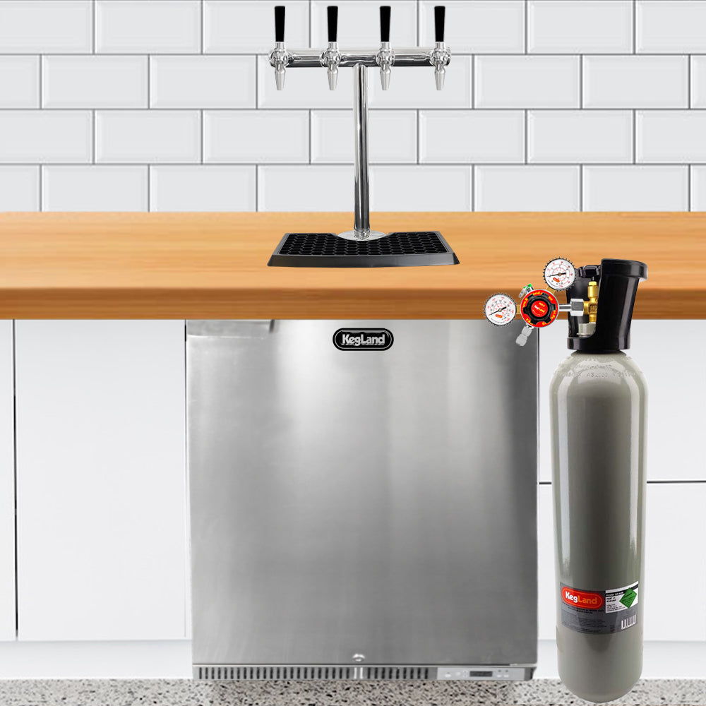 Undercover / Build In / Semi-Integrated Kegerator Homebrew Bar Kit