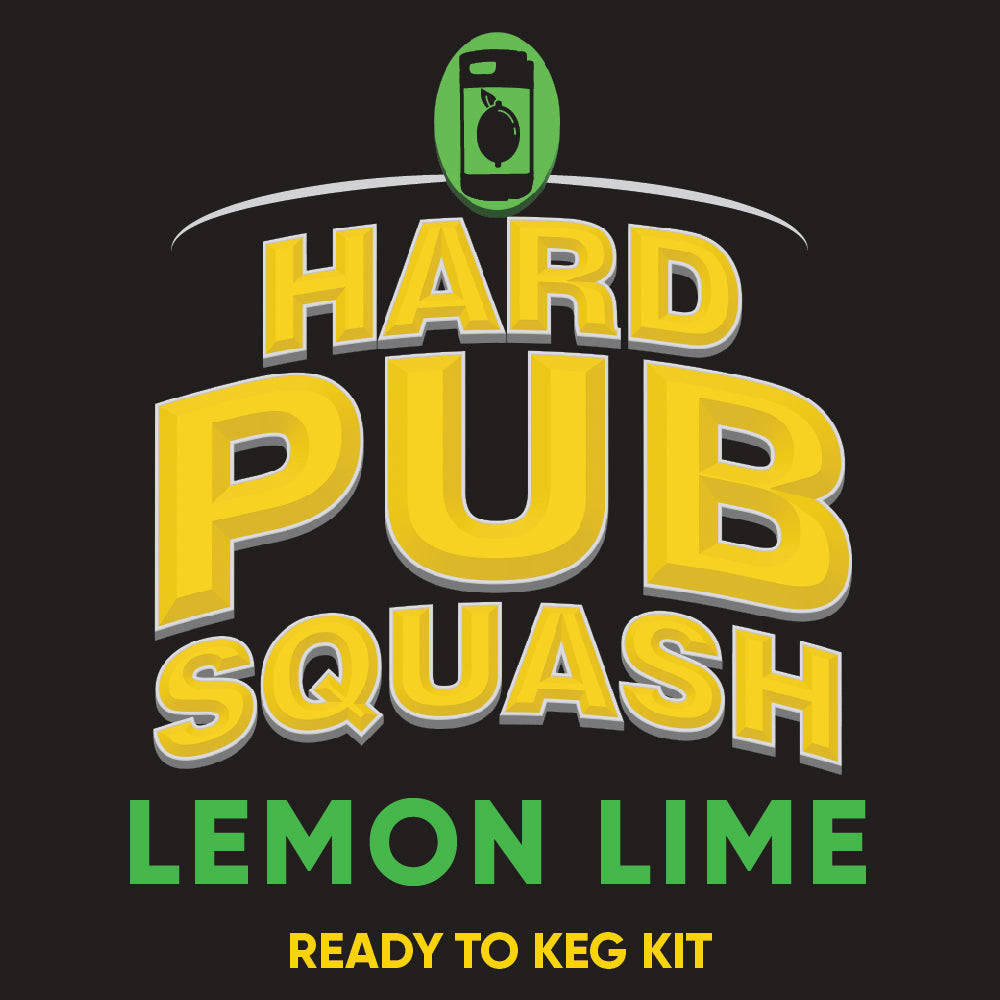 Mix up a KL02899 19L Ball Lock Keg or a Half Size KL02882 9.5L Ball Lock Keg of classic alcoholic Lemon Lime Pub Squash at home with ease with the fully formulated Impressence Hard Pub Squash Lemon Lime Kit.