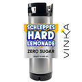 Schleppes Hard Lemonade zero sugar kit with Vinka branding on a white background