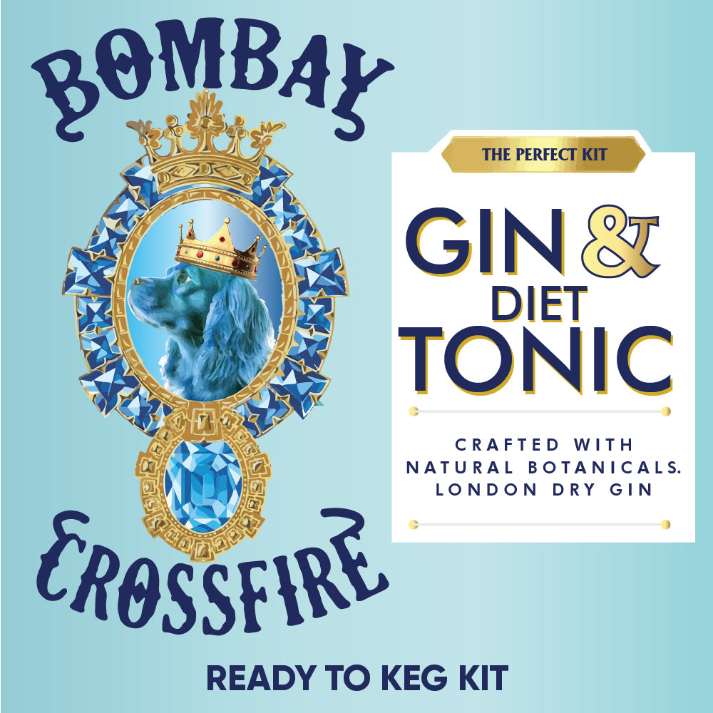 This Gin and Diet Tonic Keg Kit combines aromatic citrus and juniper with zero sugar Mediterranean style tonic for the perfect gin and tonic on tap!