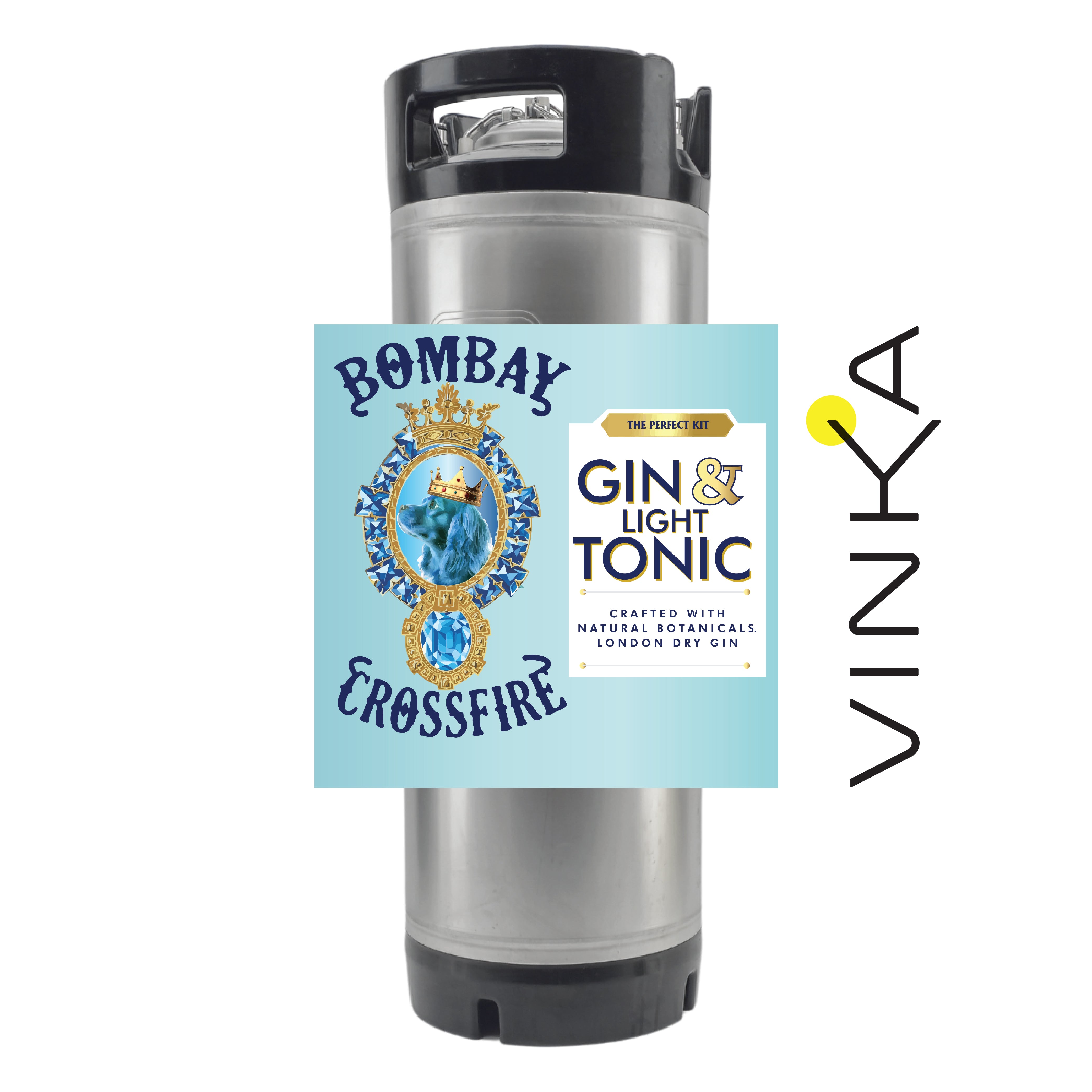 This Gin and Light Tonic Keg Kit combines aromatic citrus and juniper with zero sugar Mediterranean style tonic for the perfect gin and tonic on tap!