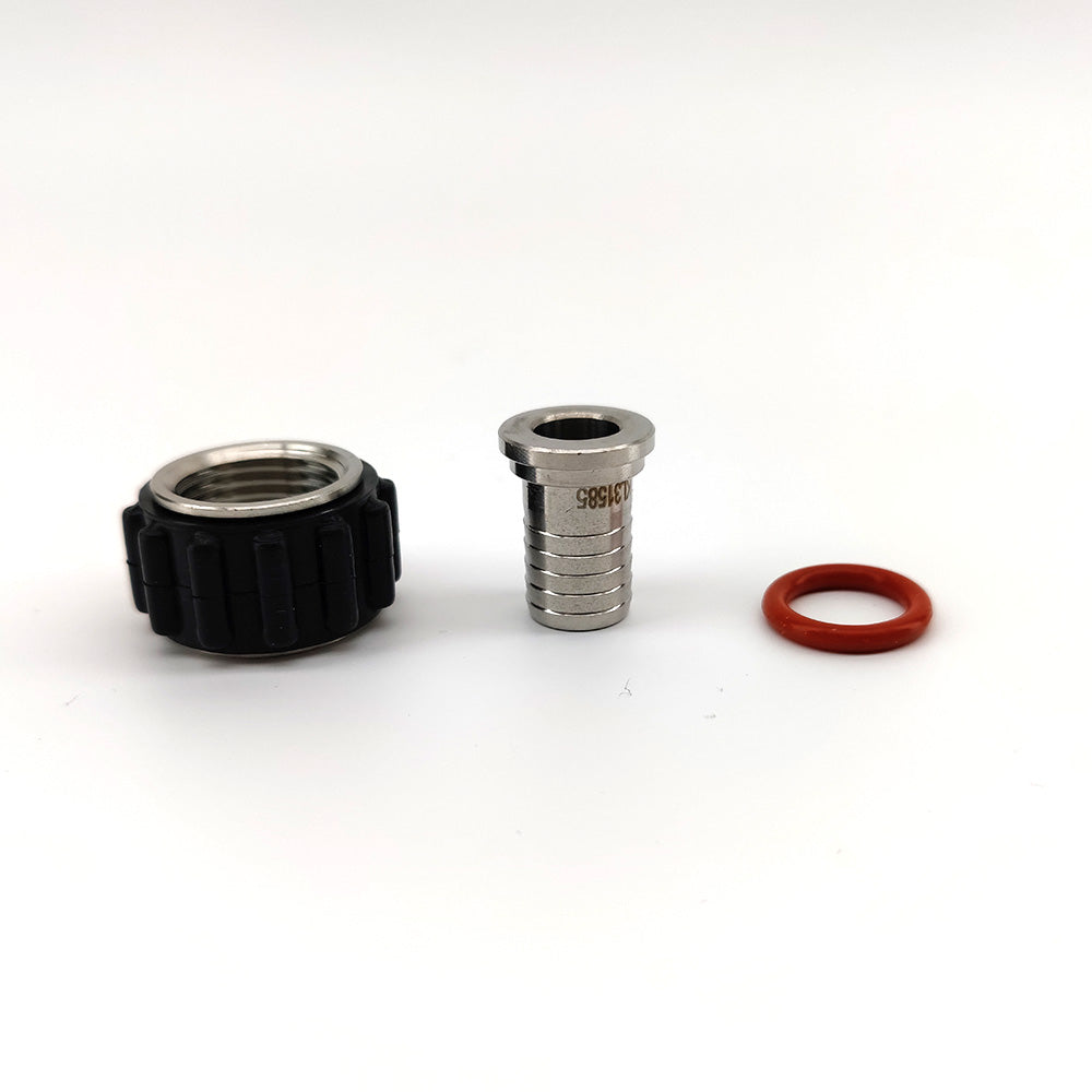 The KegLand Stainless Steel Quick Connectors in 1/2" Female NPT come with a heavy duty silicone grip guard allowing comfortable and quick tool-free operation.