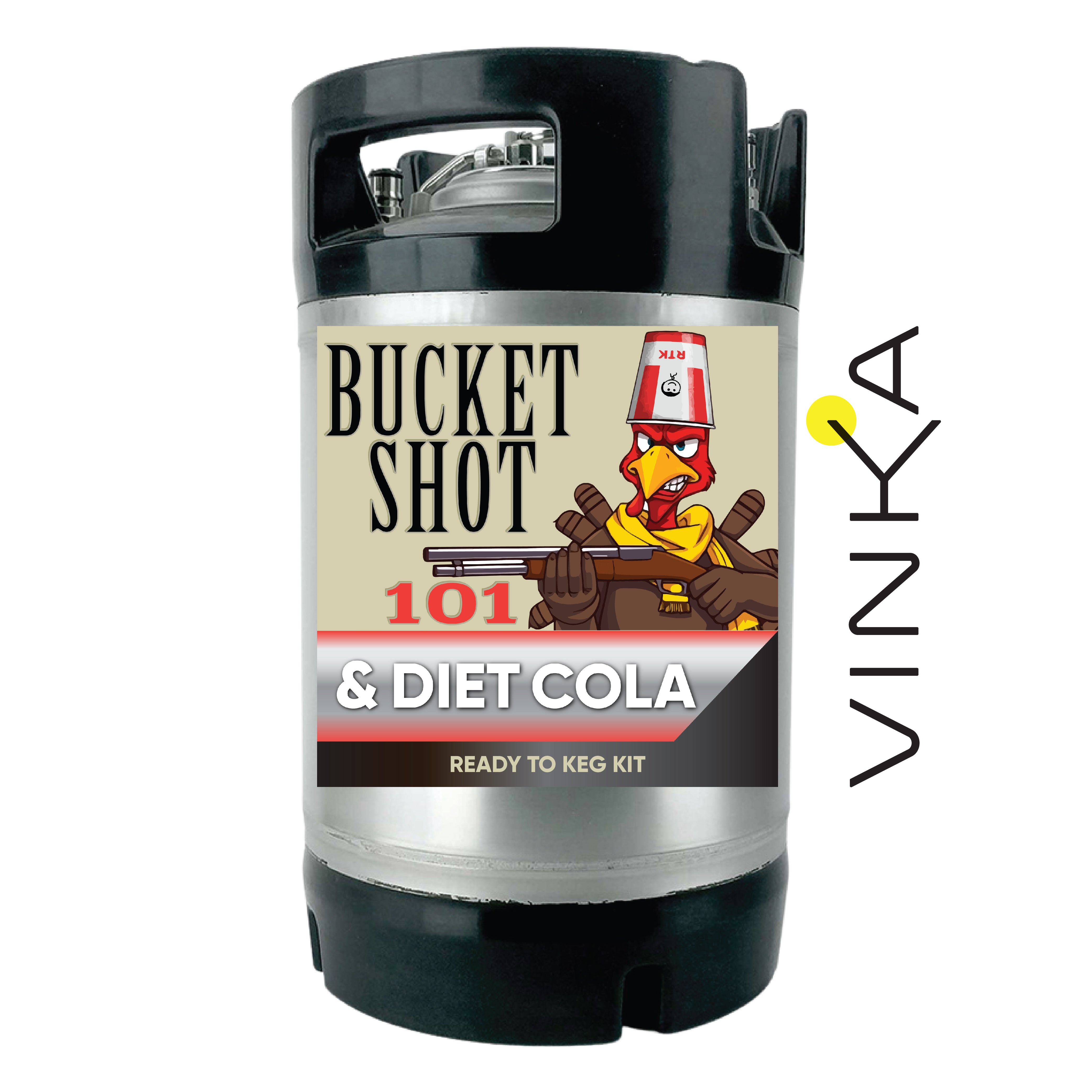 It's a 9.5L Party Keg of Bucket Shot 101 & Diet Cola and you're invited.