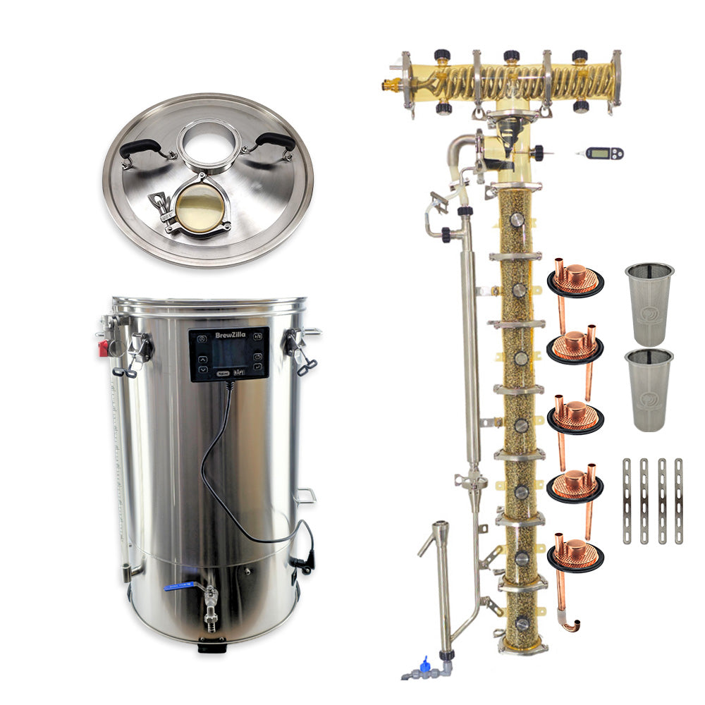 This material is 100% safe with hot alcohol vapour that will not leech any chemicals into your product.